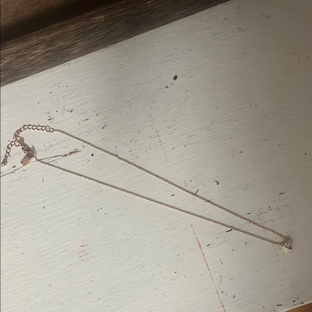 Kate Spade Rose Gold Pendant Necklace